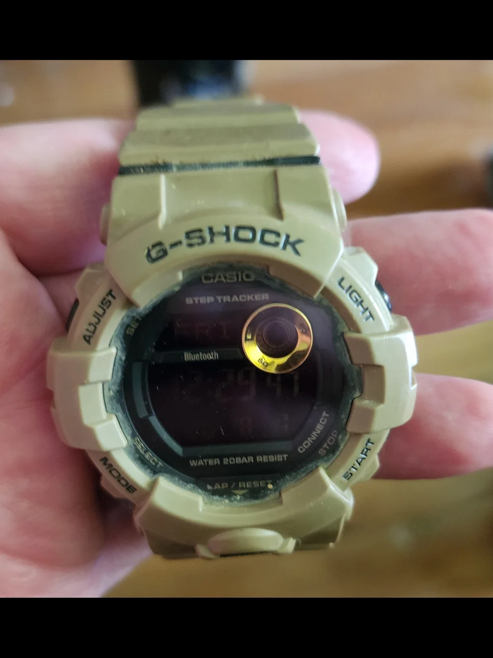 Casio G-Shock Power Trainer (Model: GBD-800UC-5), which is finished in a utility